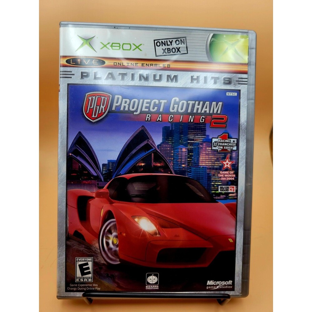 Project Gotham Racing 2 (Platinum Hits) (Microsoft OG  Xbox) Complete/ Pristine